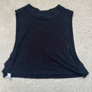 Black Sleeveless Top